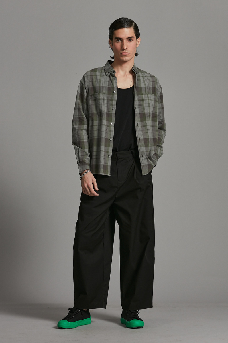 Myrtle Green Check Olly Shirt